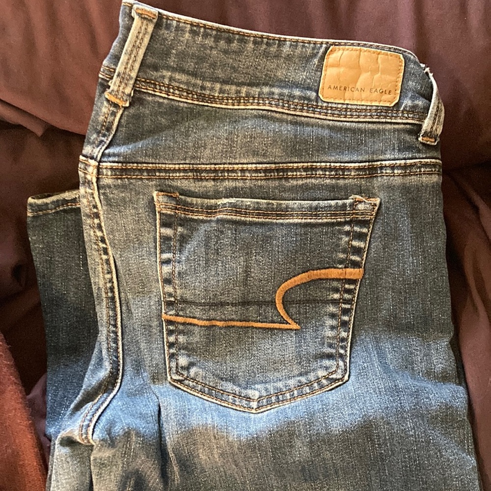 American eagle, bootcut jeans. Size 8